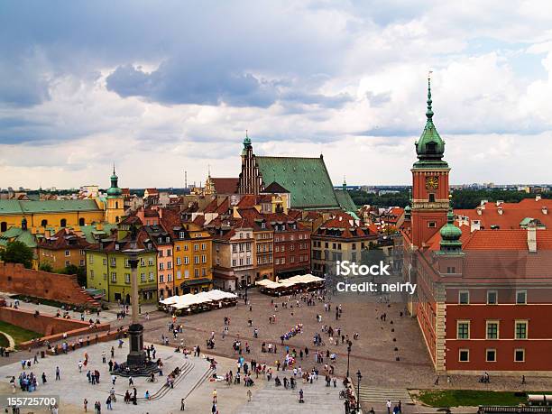 Old Town Square In Warsaw Poland Stock Photo - Download Image Now - Ancient, Architecture, Baroque Style