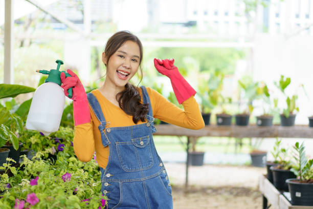istock female gardener portrait. 1557265245
