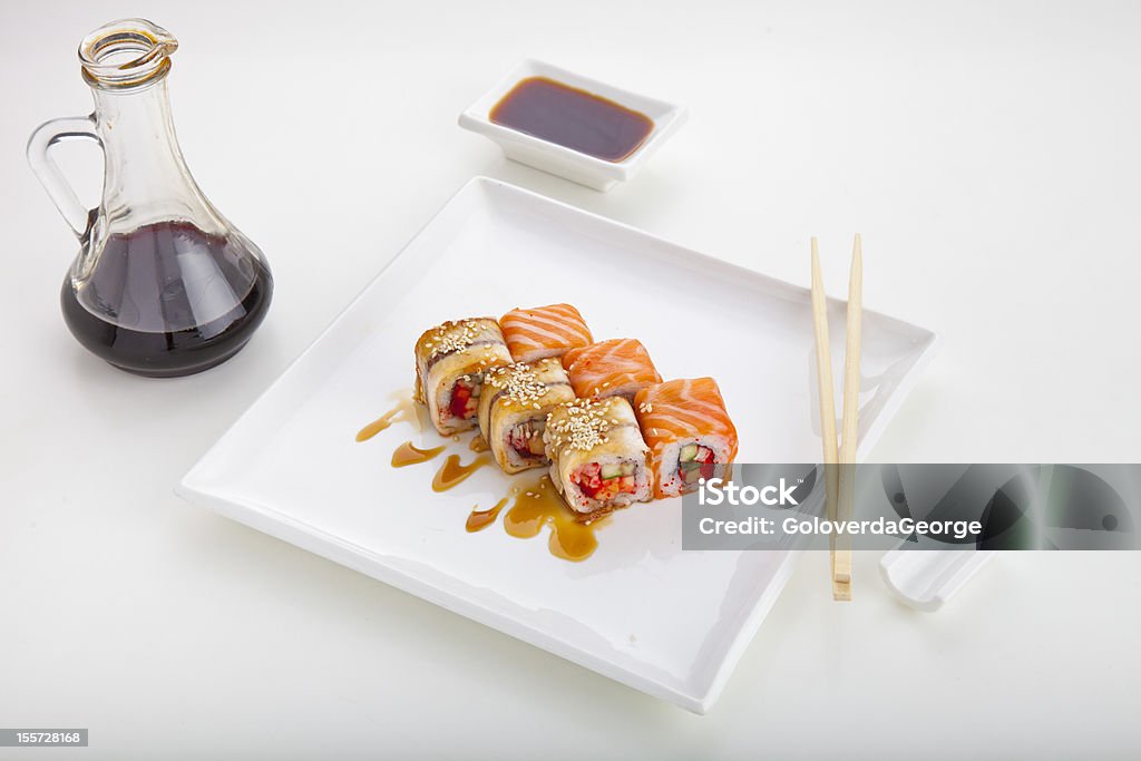 Japanisches sushi - Lizenzfrei Avocado Stock-Foto