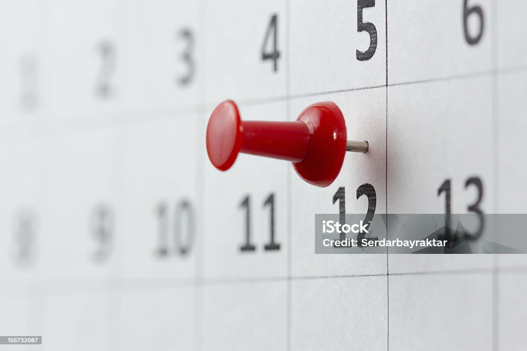 Contrassegnato sul Calendario degli appuntamenti - Foto stock royalty-free di Calendario