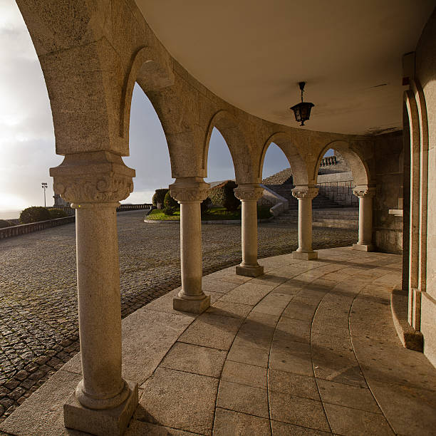 istock Collonade of Santa Lucia temple 155735931