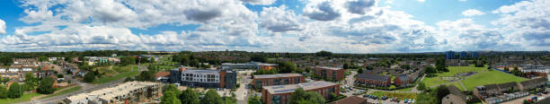 istock Panoramic Aerial View of Luton City 1557387783