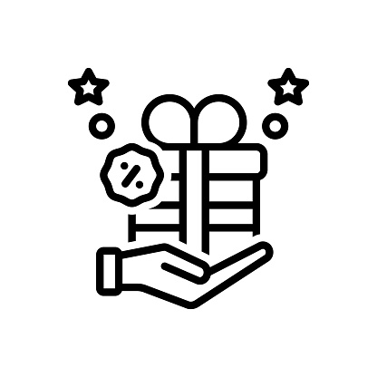 Icon for provides, endow, bestow, confer, endue, give, gift, donate, surprise, present, offering, hand over