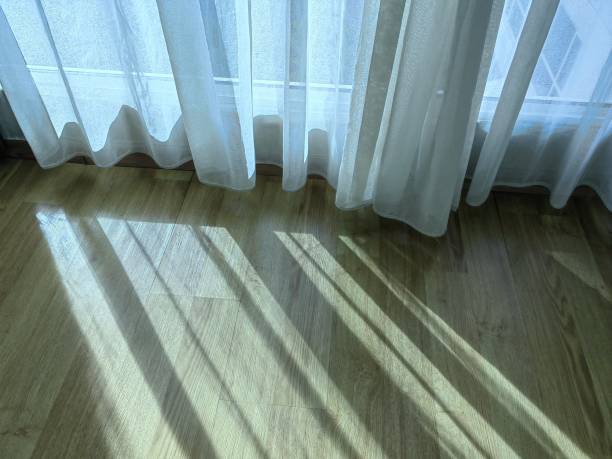 istock Striped pattern on the wooden floor. 1557403151