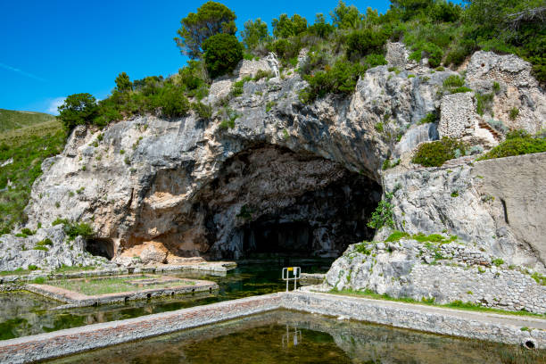 istock Sperlonga Cave in Tiberio Ruins 1557422076