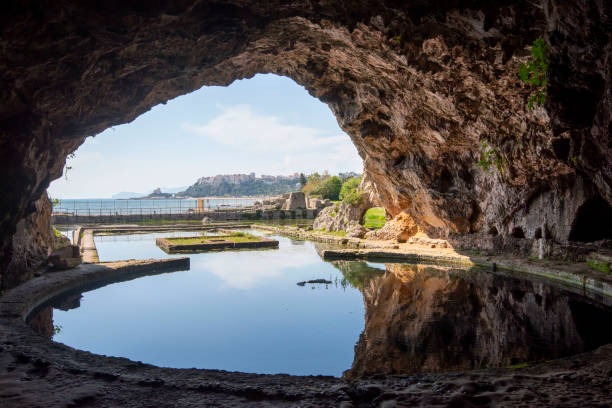istock Sperlonga Cave in Tiberio Ruins 1557424202