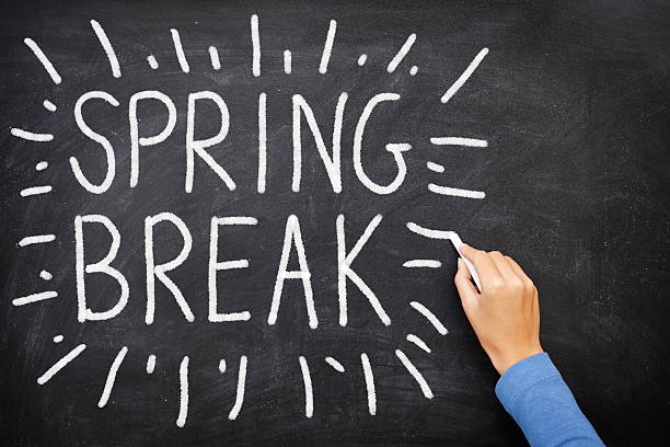 Spring break stock photo