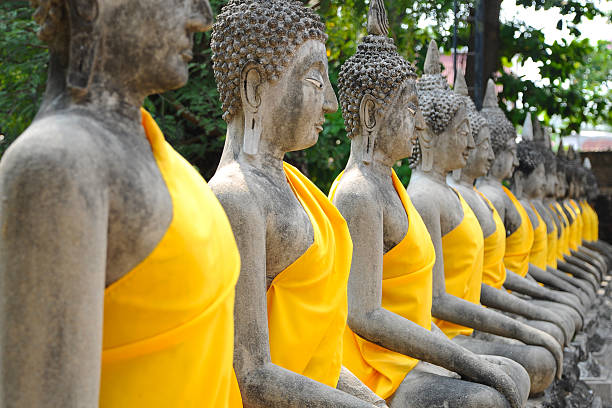 istock Ruin images of Buddha 155742634