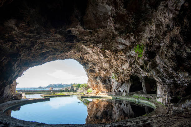 istock Sperlonga Cave in Tiberio Ruins 1557426377