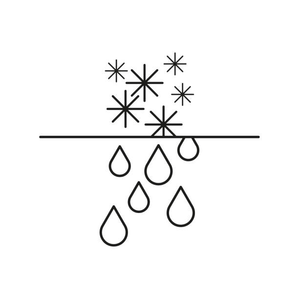 ilustrações, clipart, desenhos animados e ícones de ícone de descongelamento, descongelamento da neve, função de descongelamento. ilustração vetorial. imagem de stock. - defreeze
