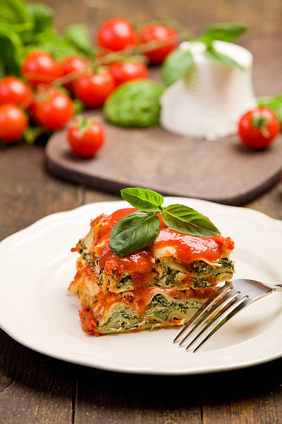 istock Homemade Lasegne with Ricotta Cheese and Spinach 155743325