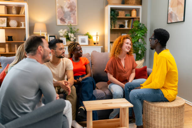 istock Meeting Of Support, Group Therapy 1557451118