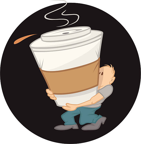 kaffee große - joe stock-grafiken, -clipart, -cartoons und -symbole