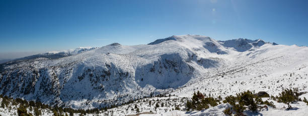 Mountain Range in Croatia, containing Musala stock photo