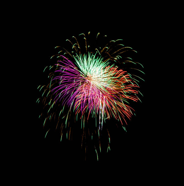 istock Beautiful light for celebration of Festive colorful fireworks display on night sky 1557474549
