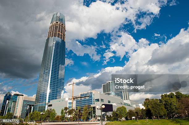 Growth Of An Ecological And Sustainable City Stock Photo - Download Image Now - Architecture, Blue, Building - Activity