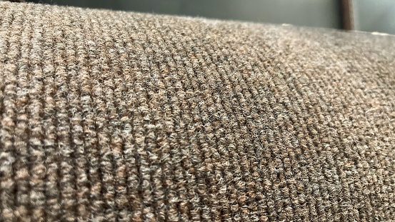 A close up of Brown carpet texture as background image