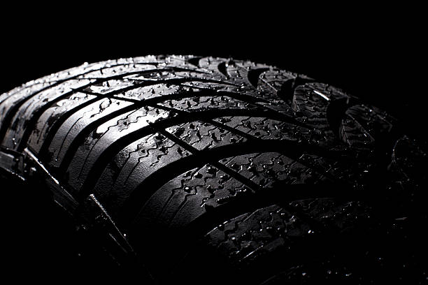 istock New wet tire 155750539