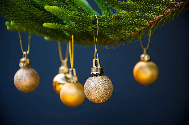 Christmas ornaments stock photo