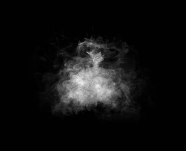 dampf oder rauch - smoke matchstick swirl fog stock-fotos und bilder