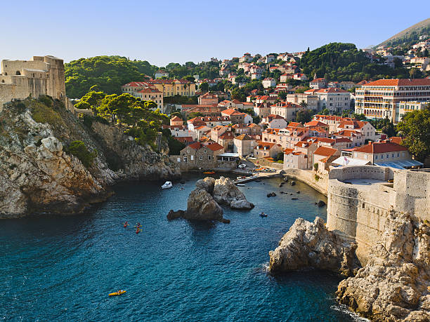 istock Town Dubrovnik in Croatia 155756507