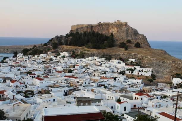 istock Lindos Rhodes Island Greece 1557569214