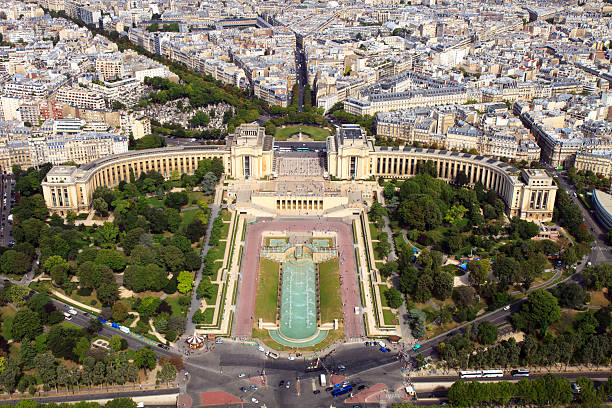 le trocadéro - palais de chaillot photos et images de collection