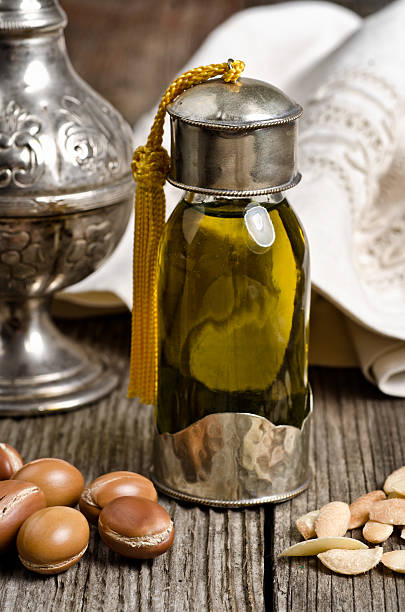 istock Argan oil with fruits 155759276