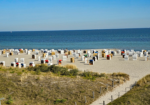 Sandy dune at the coast of Denmark