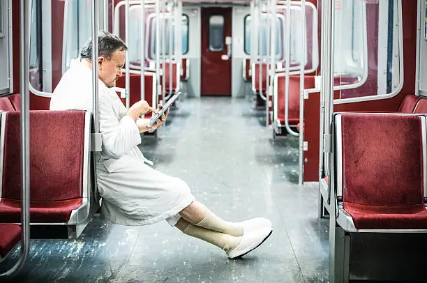 Photo of Early commuter on the train