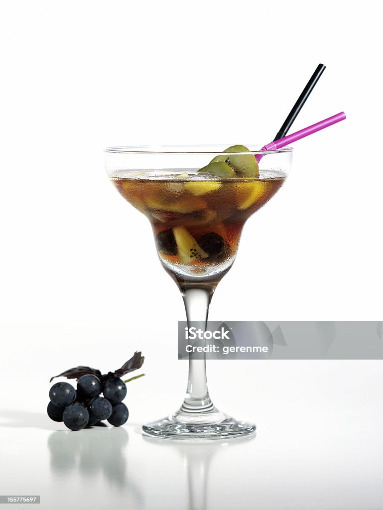 Cocktail mit Früchten - Lizenzfrei Alkoholfreies Getränk Stock-Foto