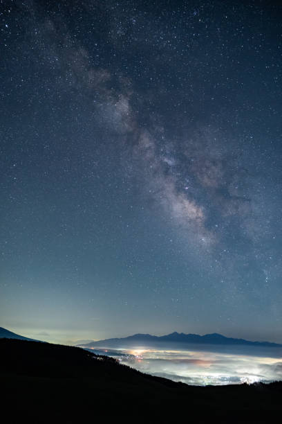 istock Sea of clouds and Milky Way in summer 1557768939
