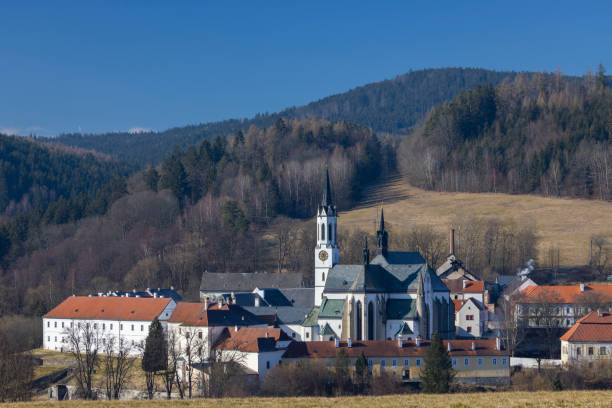 istock Cisterscian monastery in Vyssi Brod, Czech Republic 1557769471