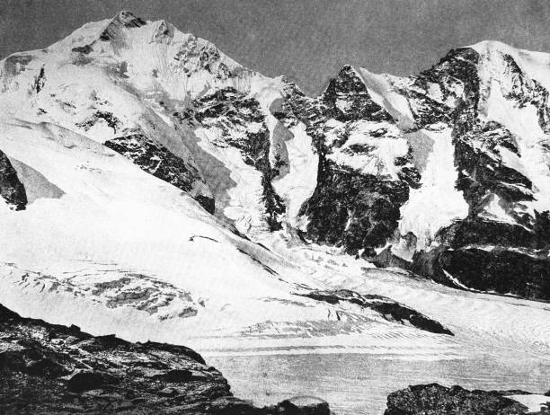 istock Engadine mountains, Switzerland, Piz Bernina and Piz Morterotsch 1557782461