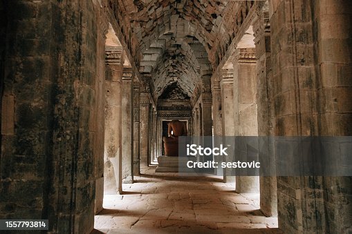 istock Angkor Wat Cambodia. Ta Prohm Khmer temple 1557793814
