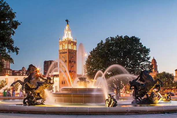 Photo of Kansas City Missouri Fountain at Country Club Plaza