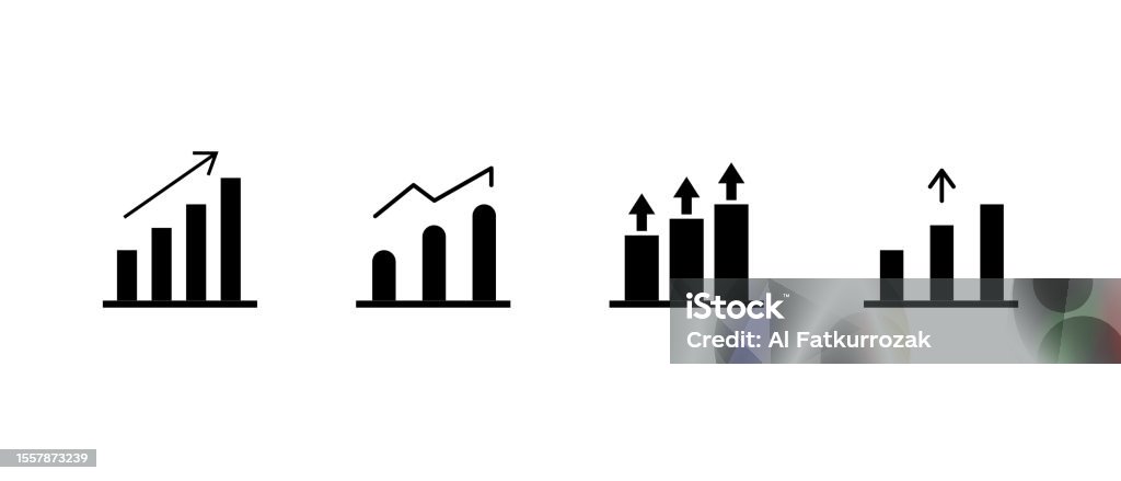 graph growing bars graphic chart increase stock vector... Growing Graph Set Vector Illustration Stock Illustration - Download ...