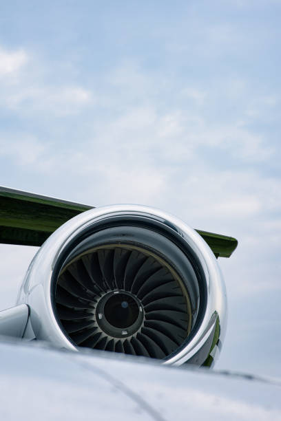 istock Private Jet Parked at an Airport 1557915220