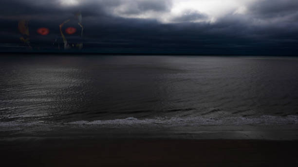 istock Danger in a storm over the ocean 1557916840