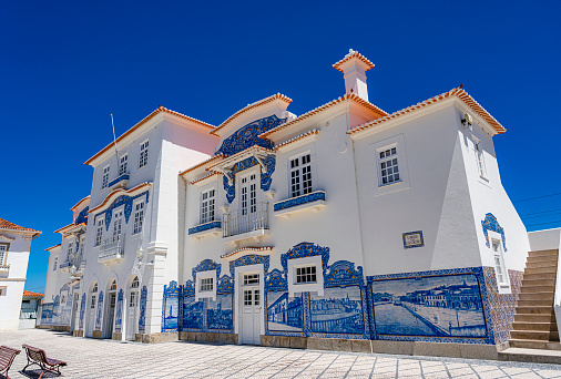 Aveiro train station. Portugal. High resolution 42Mp outdoors digital capture taken with SONY A7rII and Zeiss Batis 25mm F2.0 lens