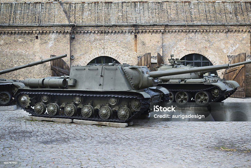 SU - 152 tank - Royalty-free Antigo Foto de stock