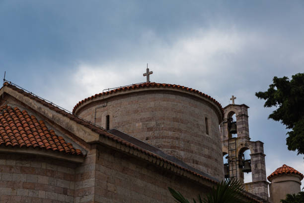istock Holy Trinity Church in Budva, Montenegro 1558028899
