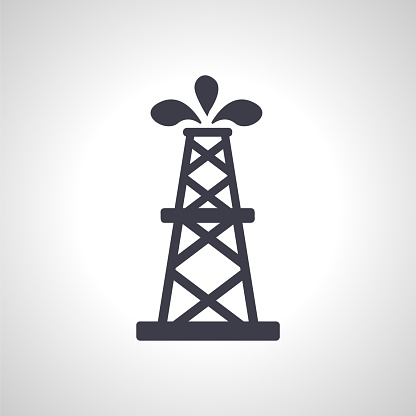 oil well icon. oil well icon.
