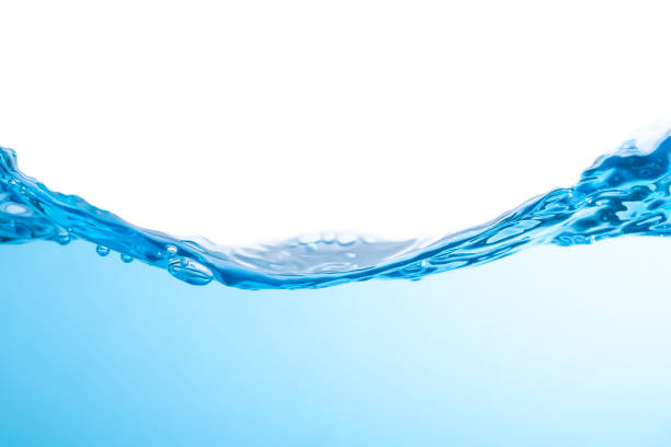 istock Abstract illustration Clear water surface with ripples and bubbles. beautiful white background. close-up 1558052406
