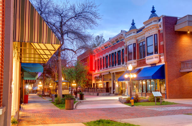 Last Chance Gulch in downtown Helena