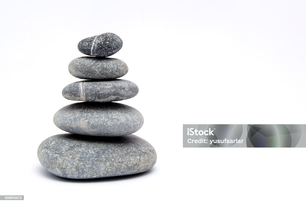 Contabilización de piedras equilibrado Zen Guijarros, - Foto de stock de Piedra - Material de construcción libre de derechos