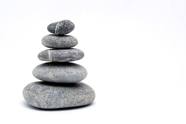 балансировка камни, галька, сбалансированный zen - stone balance pebble stack стоковые фото и изображения