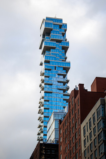 The Jenga Tower in Manhattan, New York – fancy, extravagante architecture.