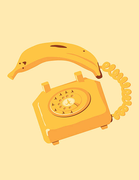 Bananaphone - ilustração de arte vetorial