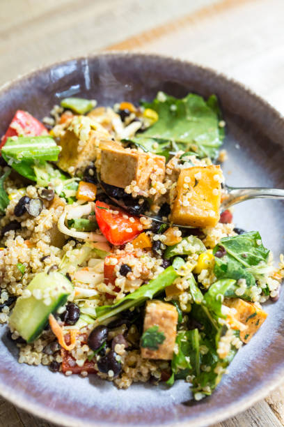 istock Quinoa, Bean and Vegetable Healthy Salad 1558176360